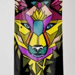 Colored Wolf